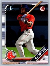 2019 Bowman Draft #BD-166 Cameron Cannon *RS