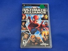 87: Playstation Psp - Marvel Ultimate Alliance  - Disc/Case - Tested/Working