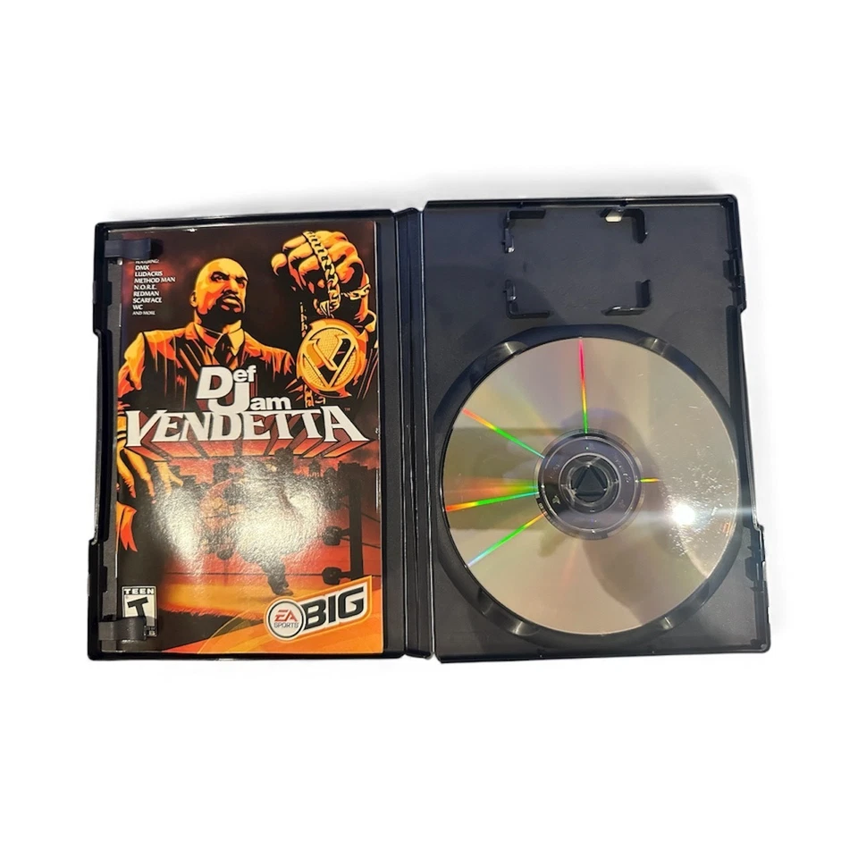 Def Jam Vendetta (Sony PlayStation 2 PS2, 2003) - CIB Complete Black Label - Image 4 of 4