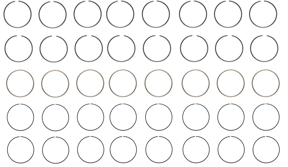 Kit de reconstrução de motor com anéis Moly para 96-02 GM/Chevrolet Truck/SUV/Van 5.7L/350 - Imagem 3 de 4