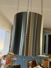 Cookology Wire Hanging Cooker Hood Kitchen Island Ceiling - Black HICYL351BK/A++