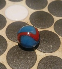 Vintage Peltier Spiderman Marble Mint Condition. .58 Inch