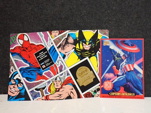 MINT 1994 Fleer Flair Marvel Universe Trading Cards Press Kit Promo Folder