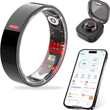 Smart Health Ring Heart Rate Blood Pressure Sleep Monitor 5ATM Fitness Tracker
