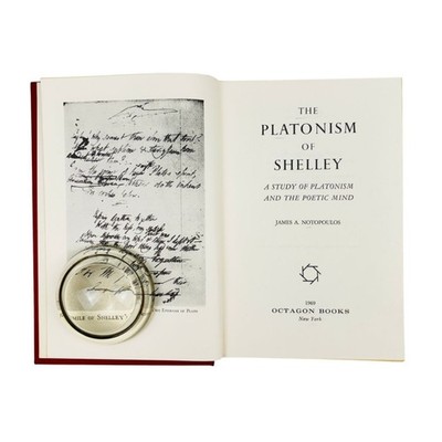 The Platonism of Shelley Notopoulos 1969 Reprint Literary Criticism