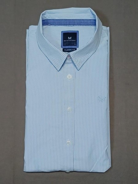 Women Crew Clothing Company Shirt White Cotton L