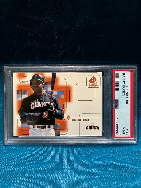 PSA 9 Pop 1 Barry Bonds 1999 SP Signature Edition #38 San Francisco GIANTS