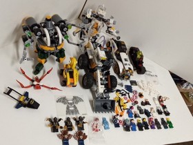 Lego Batman minifigures lot with DC Marvel 70920 70911 70915 76059 builds