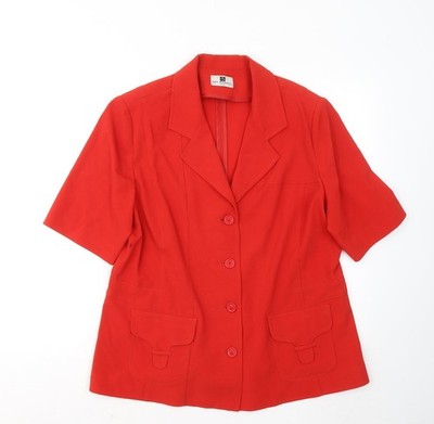 Rote Damenjacke UK-Größe 16 Paul Separates
