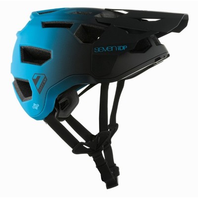 7iDP Project 21 Pro Trail Helmet , Matte Blu/Blk Fade, M/L