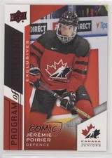 2020 Team Canada Juniors Program of Excellence Exclusives Jeremie Poirier 06wk