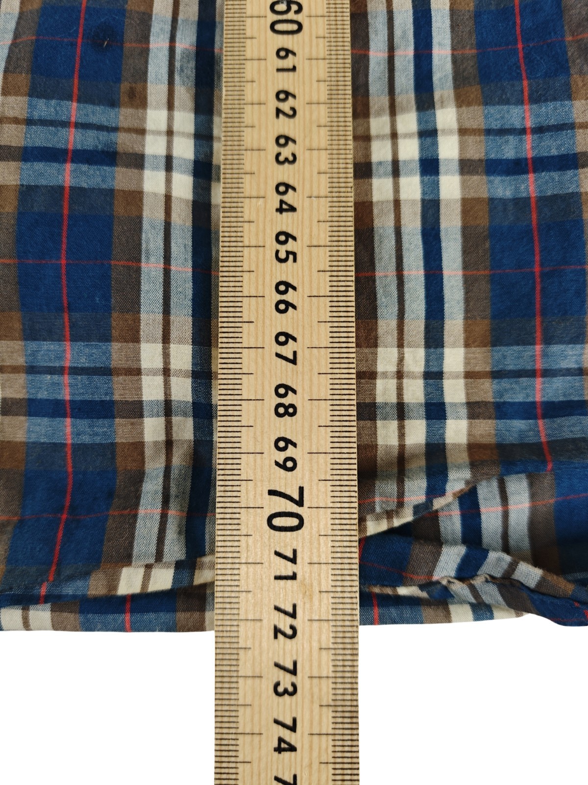 Thomas Cook Dress Shirt Mens Size S Blue Check Cotton Two Pocket image 8