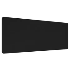 35"x18" Desk Mat Protector, PVC Non-Slip Mouse Pad Mat, Black
