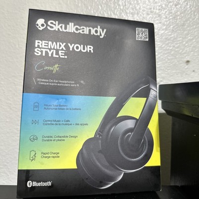 Skullcandy  Remix Your Style Wireless On Ear Headphones (Cassette)  Black