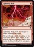 MTG Lightning Bolt - Foil, Masters 25, Moderately Played, English