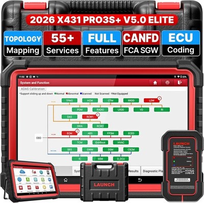 2026 Newest  LAUNCH X431 PRO3S+ Pro 5 Coding Full System Diagnostic Scanner Tool
