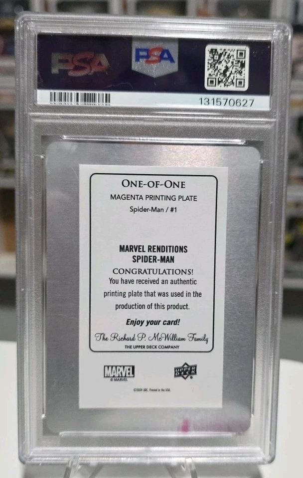 2024 Marvel Renditions Spider-Man-Spider-Man #1 Magenta Printing Plate 1/1 💎 - Image 2 of 2