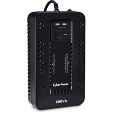 CyberPower ST900U 12-Outlet Compact Standby UPS with 2x USB Type-A Ports, 900 VA