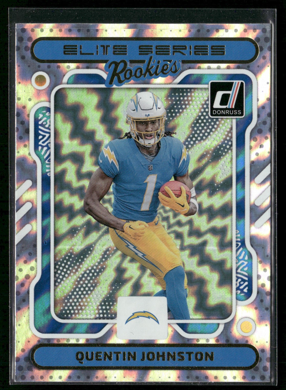 Quentin Johnston 2023 Donruss #8 Elite Series Rookies Los Angeles Chargers