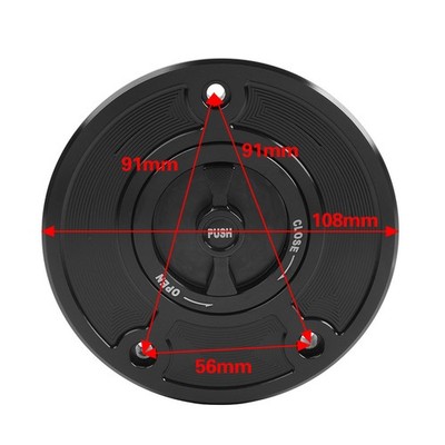 Fuel Gas Tank Cap Keyless For KAWASAKI ZX6R 636 ZX10R Z1000 Z800