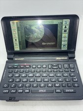 Vtg Sharp Zaurus ZR-5700 PDA Digital Assistant Black No Stylus Broken Closure