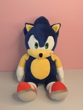 Build a Bear Blue Sonic the Hedgehog 18" Plush 2016 Retired SEGA BAB