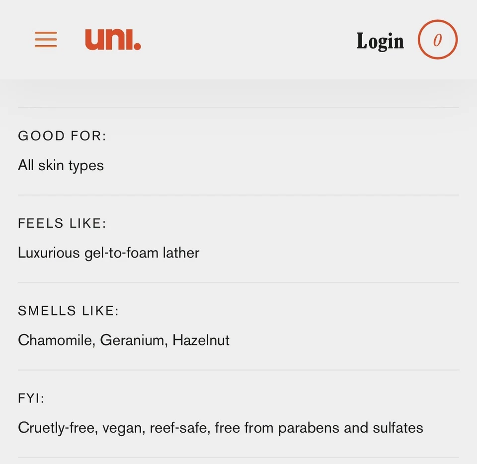 Uni Skin Shield Body Wash/NIB/12.6fl oz/385ml - Image 2 of 4