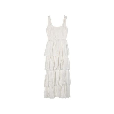Tach Maxikleid bestickt elfenbeinfarben Magnolia-IV 78467344