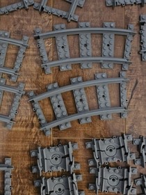 Lego City Train Track Lot 7499 + 7895 (x3) Switches, Curves, Flexible Segments