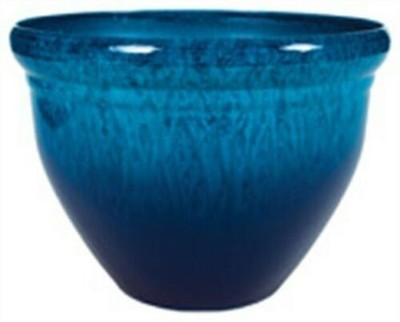 Akro Mils PZA20000DD6 20 in. Admiral Blue Drip Pizzazz Planter