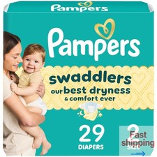 Pampers Swaddlers Sensitive Disposable Diapers-Size 2 Count 29