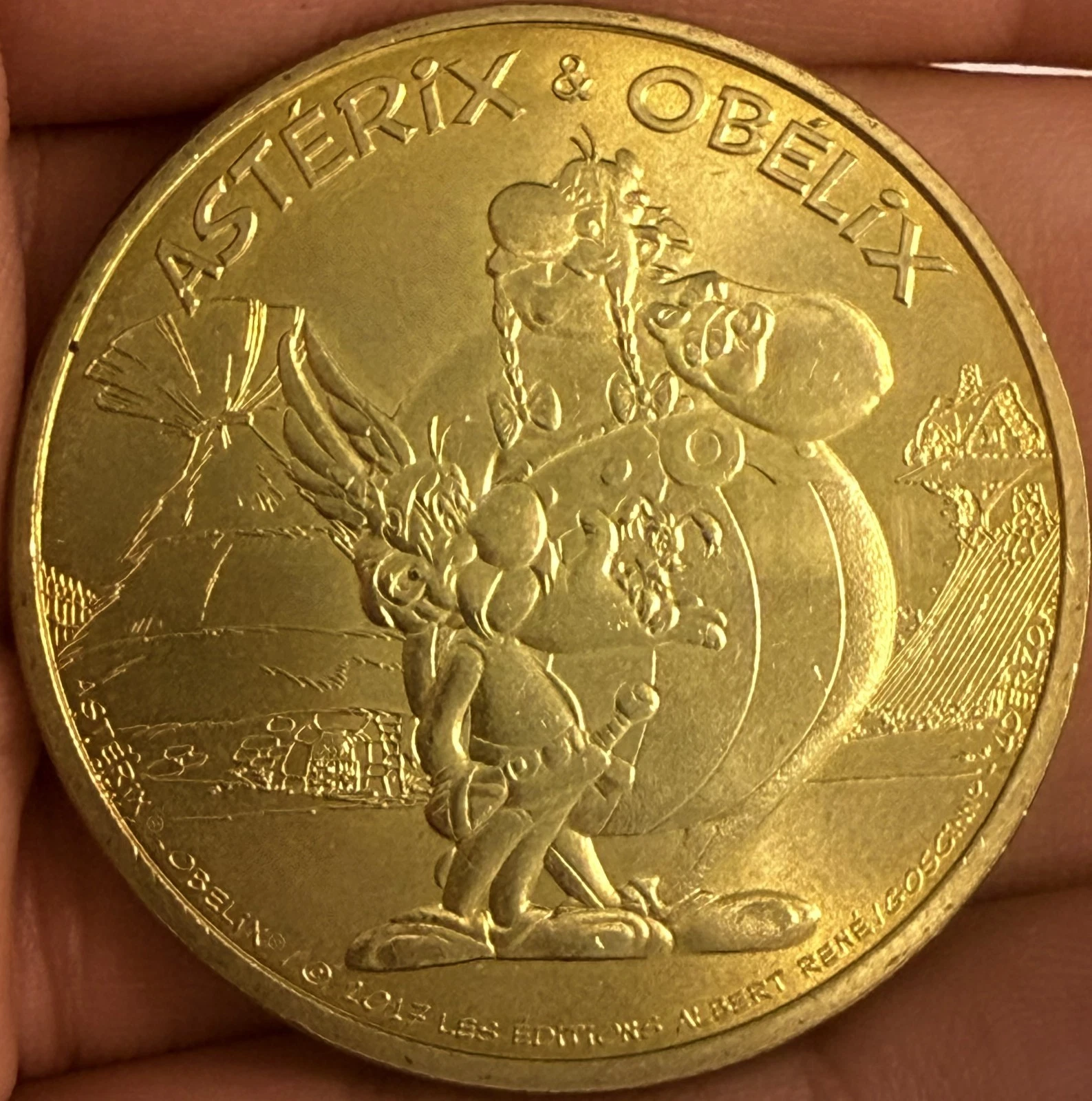 ASTÉRIX et OBÉLIX - 2017 - Jeton Touristique Médaille Souvenir Monnaie de Paris
