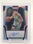 KJ SIMPSON JR. 2024-25 PRIZM BLACK SILVER ROOKIE AUTO #RS-KJS HORNETS Q6086