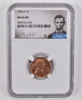 MS66 RD 1945-D Lincoln Wheat Cent NGC Special Label *5264