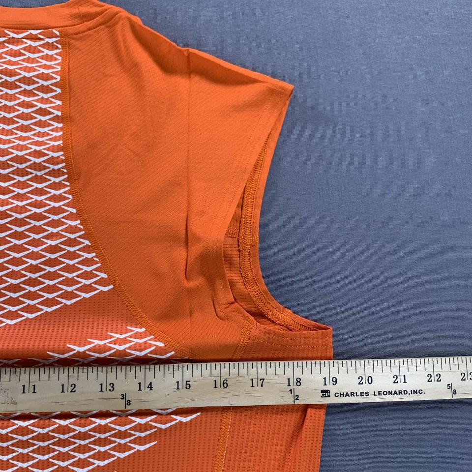 nike-pro-hypercool-compression-shirt-mens-xl-orange-sleeveless-training