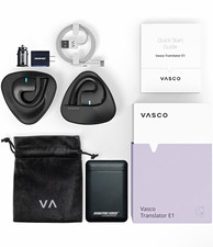 Vasco Translator E1 Language Translator Earbuds with Over 50 Languages