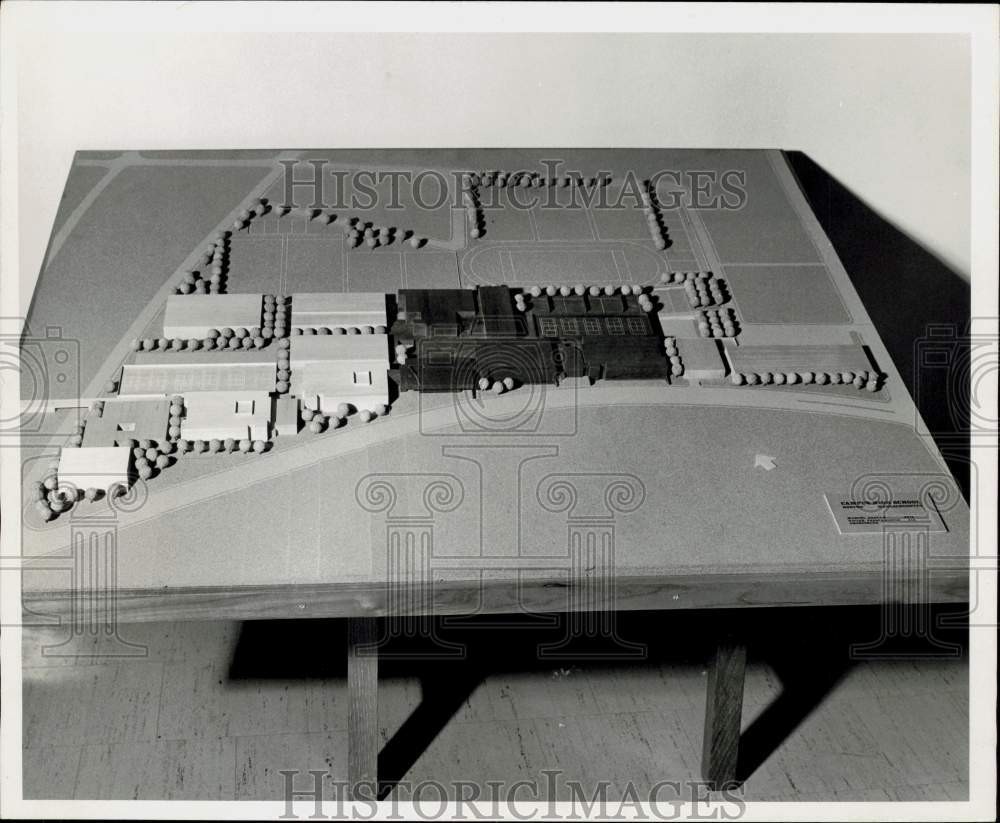 1970 Model of Madison Park High School Campus in Boston Mass