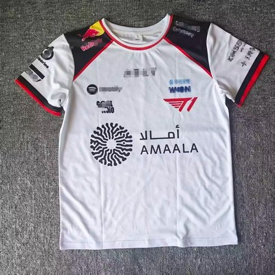 T1ユニフォーム　fakerのネーム付き 2026 LCK Team T1 Uniform Jersey Short Sleeve T-shirt Faker Oner