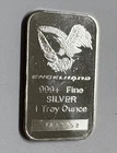 Engelhard Vintage Vertical Eagle 1 oz .999 Silver Bar - Proof-Like - A+ Detail