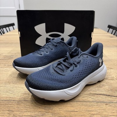 Size 8.5 Men s Under Armour UA Infinite Downpour Gray Running Shoes 3027523-044