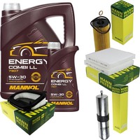 Inspektionspaket 6L Mannol 5W-30 FüR BMW F25 Xdrive20D Xdrive30D Sdrive18D