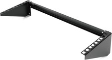 3U Vertical Wall Mount Rack and Bracket for 19" Rack Mount Network and Server Eq