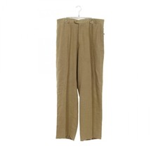 HERMES Pants Trousers - Fabric / Linen - Khaki Size 54 Used mens