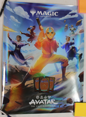 Magic the Gathering Avatar the Last Air Bender Store Promo Foil Posters MTG 