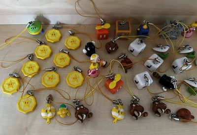 Super Mario Dangler Anhänger Gacha Figuren Lot Mario Galaxy 3D Land Nintendo Rar
