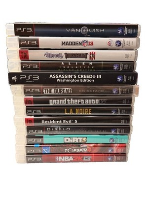 PlayStation 3 PS3 Spielesammlung guter Zustand BUNDLE Spiele Set GTA LA Noire DE