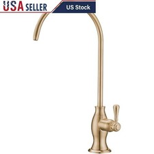 Brass Drinking Water Faucet Quick Connect Under Sink Filter System 360 Swivel US