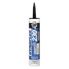 Dap 18280 Acrylic Latex Elastomeric Sealant, 10 Oz, Cartridge, Black,