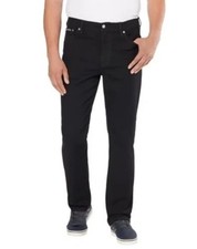 Calvin Klein Men's W34 X L29 Black Slim Fit Straight Leg Jeans N0049