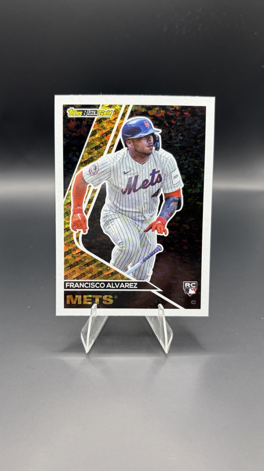 2023 Topps Update Series Black Gold Francisco Alvarez RC BG-16 New York Mets